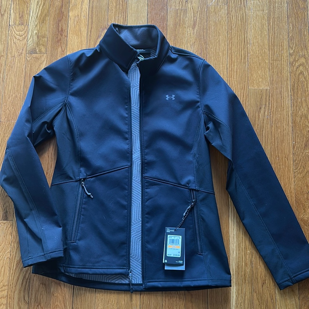 NWT- Light Under Armour Zip up Jacket- fully lined w/ a soft thin flannel. Small